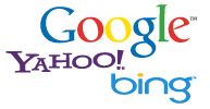 Moteurs de recherche google, Yahoo, Bing